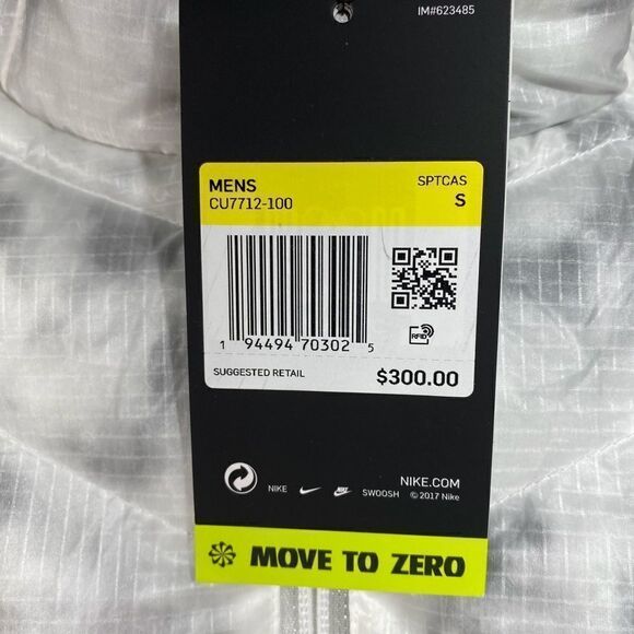 Nike Sportswear Ecodown Jacket Puffer Synthetic Down CU7712-100 Men’s Small - Picture 3 of 3